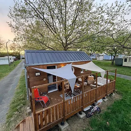 캠프장 Tiny House Cosy 4 Personnes 보-쉬르-메르